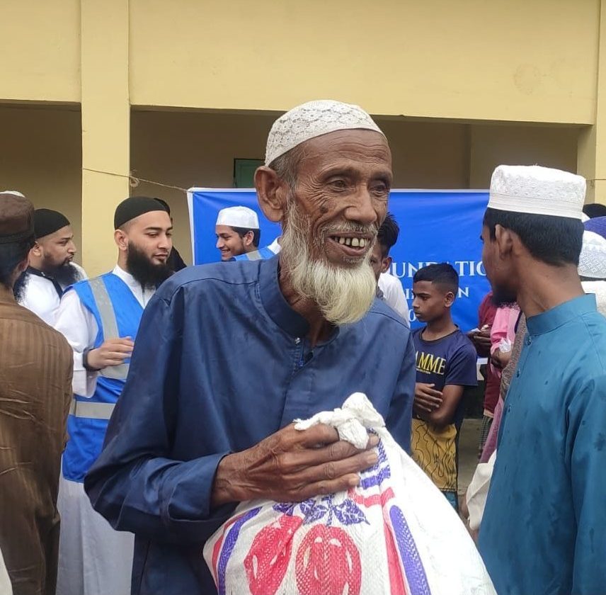 Eid food pack distribution