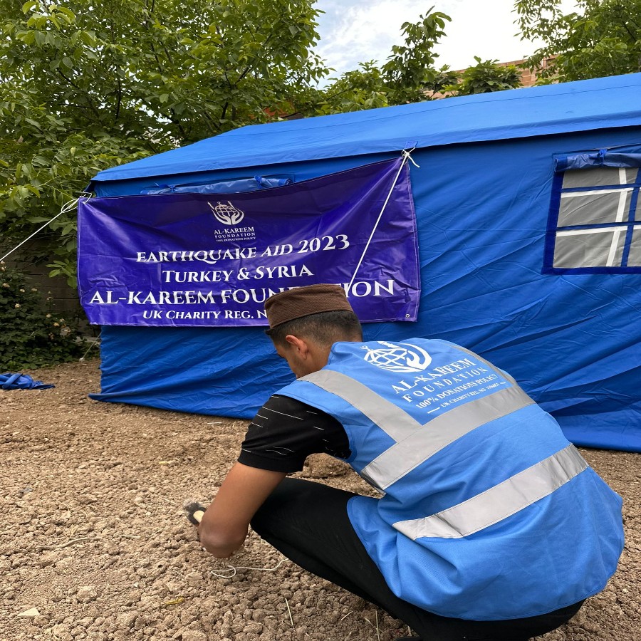 A Tent has been built in Turkey