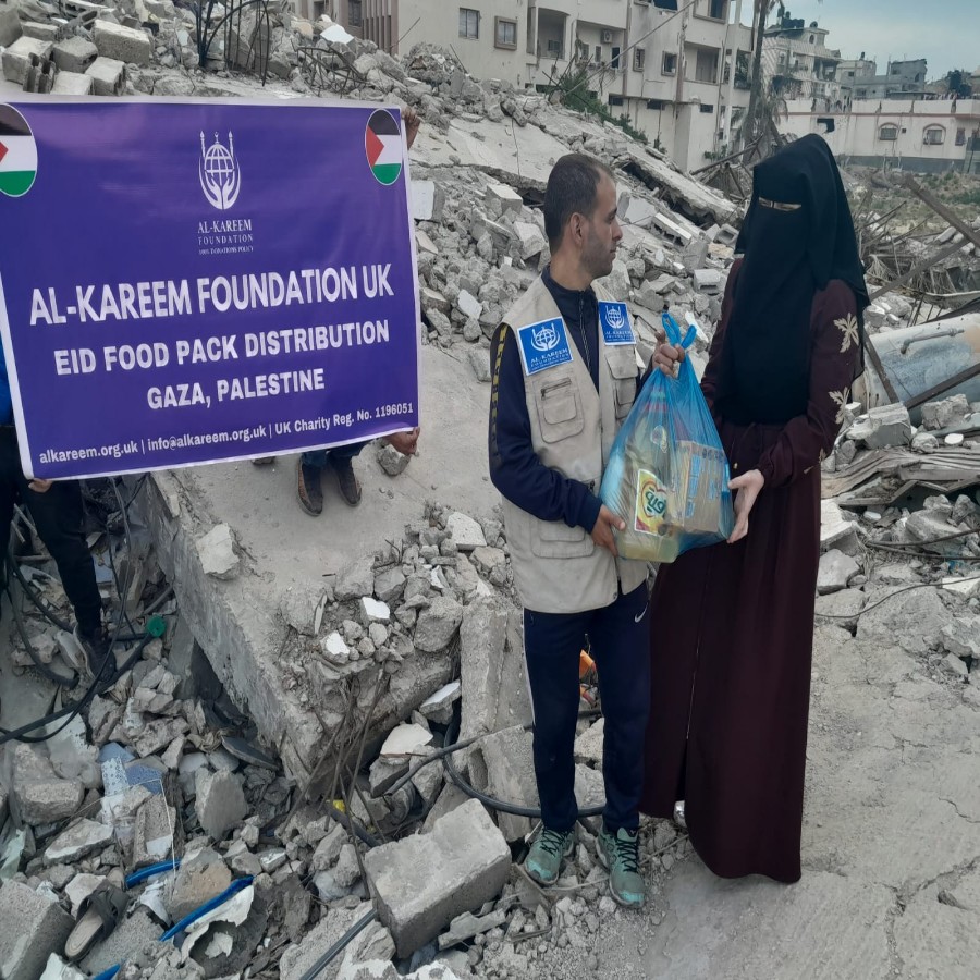 Food Pack Distribution For Eid in Gaza