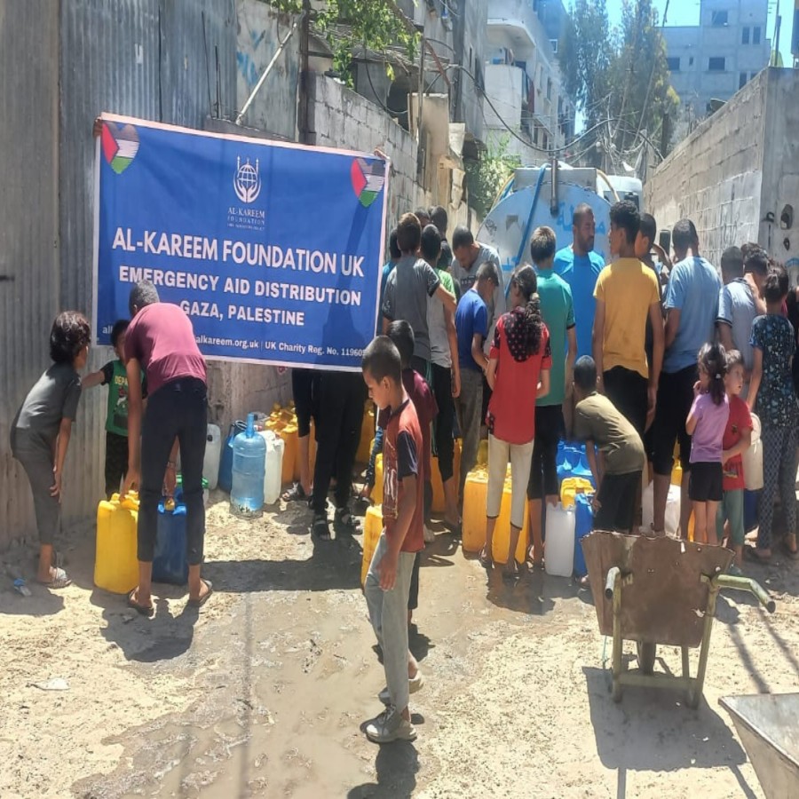 Clean and safe water distribution in Gaza