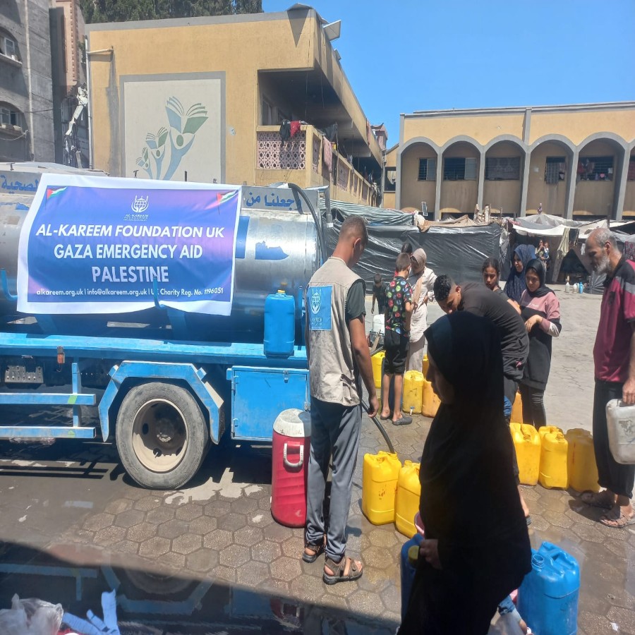 Clean and safe water distribution in Gaza