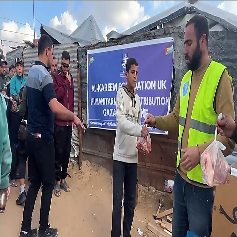 Meat Distribution for Families in Need in Gaza